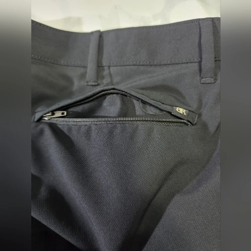 Banana‎ Republic Pants 34 X 30 Mens Black Slim Fit Tech Fabric